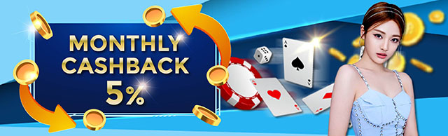 Monthly Cashback 5%
